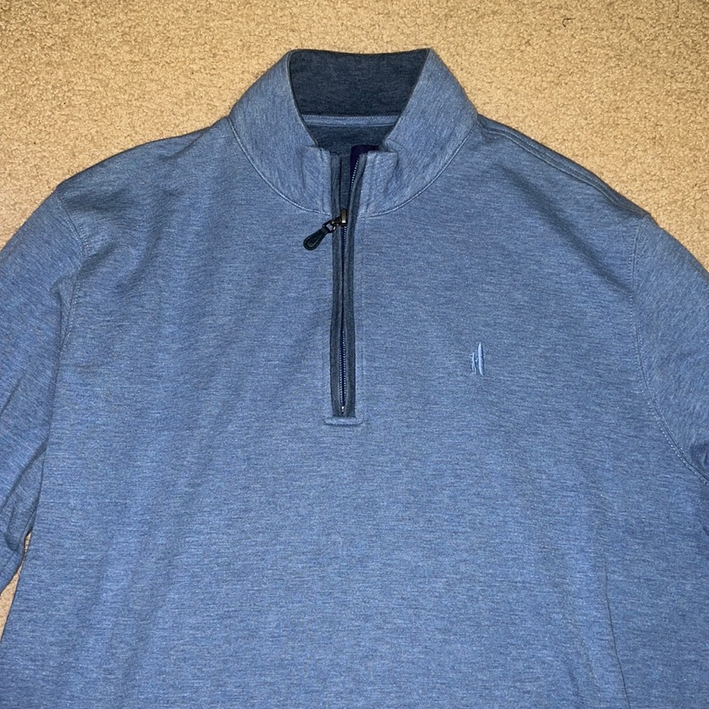 Men’s Johnnie-O Light Blue Quarter Zip (1/4 Zip)